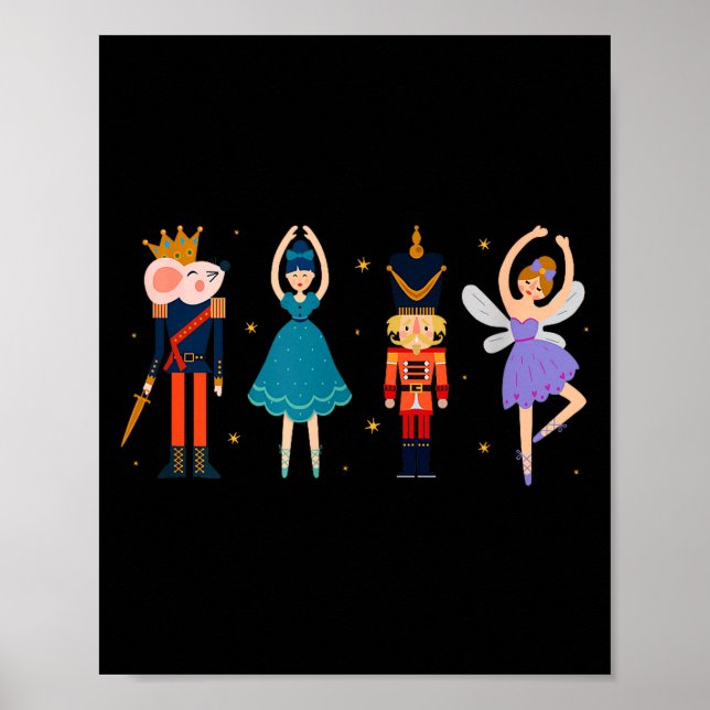Poster Christmas Nutcracker Ballet - Nutcracker  (Frente)