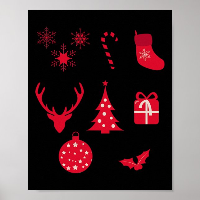 Poster Christmas Shapes  (Frente)