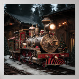 Poster Christmas Train
