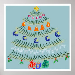 Poster Christmas tree