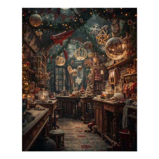 Póster Christmas Workshop Poster (Frente)