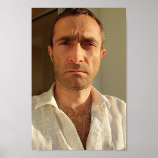 Poster Christophe LEROY - Camisa branca varanda 