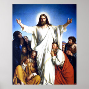 Poster Christus Consolator por Carl Bloch