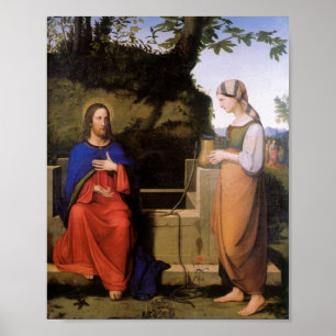 Póster Christus und die Samariterin