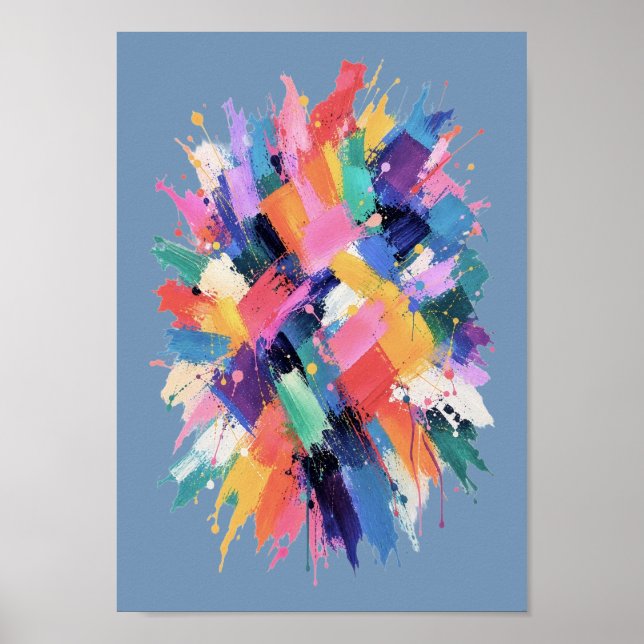 Poster Chromatic Collision (Frente)