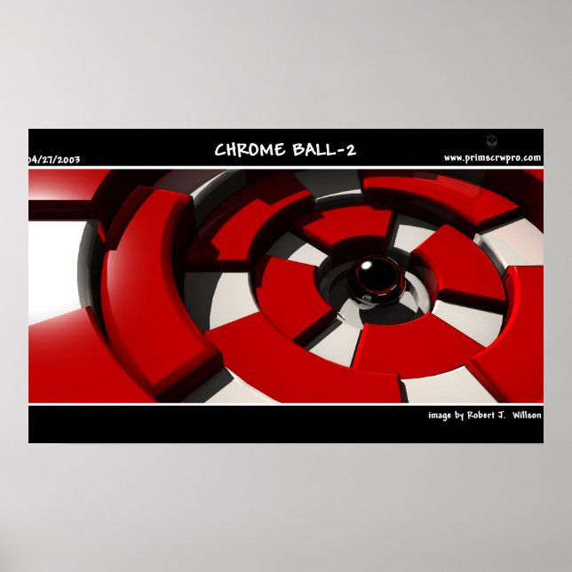 Poster Chrome Ball 2 (Frente)