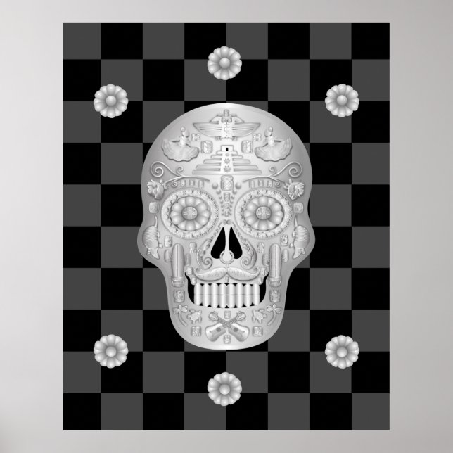 Poster Chrome Calavera Watch (Frente)
