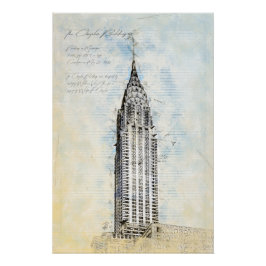 Póster Chrysler Building