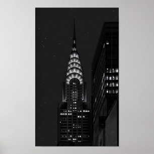 Poster Chrysler que constrói na noite