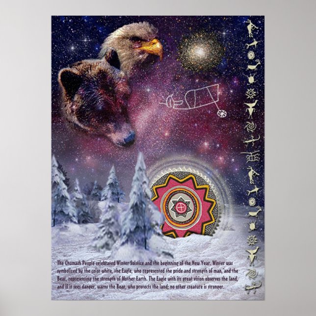 Poster Chumash Winter Solstice (Frente)