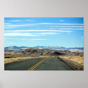 Póster Churchill County ocidental selvagem Nevada