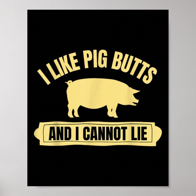 Poster Churrasco Barbeque Griling Eu Gosto De Bumbuns G E (Frente)