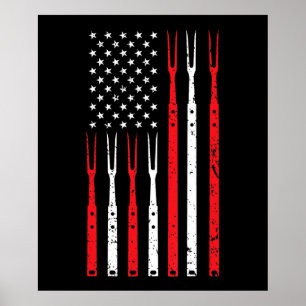 Poster Churrasco Camisa Para Pais Masculinos Presente P
