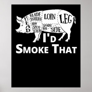 Poster CHURRASCO  CHURRASCO Grill Pork Id Fuma Que Garota