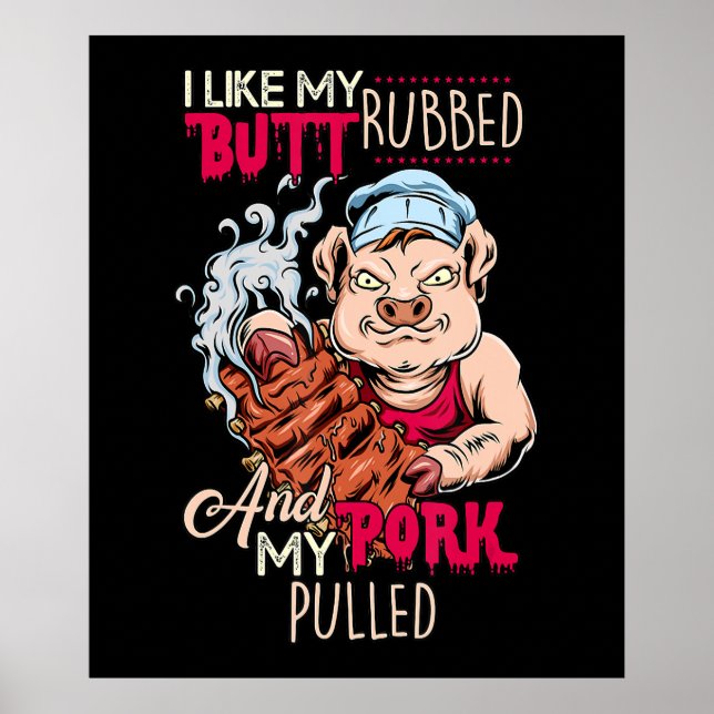 Poster CHURRASCO|CHURRASCO Grillmaster Like Bumbum Rubbed (Frente)