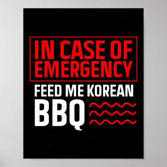 Poster Churrasco Coreano - Ventilador Comida Coreano - Bb (Frente)
