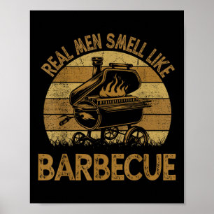 Poster Churrasco De Chef Homens Reais Cheiroem Como Barbe