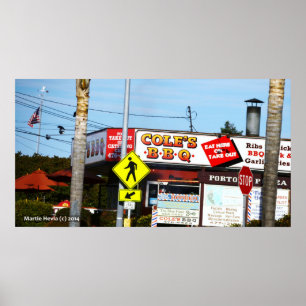 Poster Churrasco de Cole