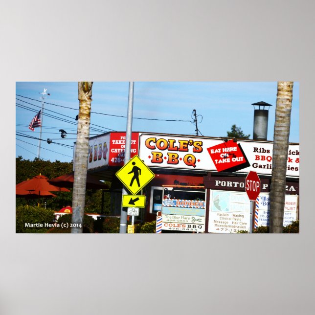 Poster Churrasco de Cole (Frente)