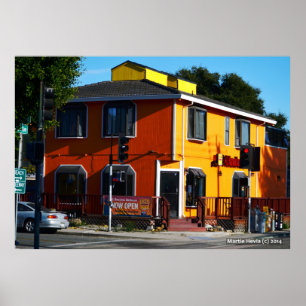 Póster CHURRASCO do Hawaiian de L&L