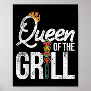 Poster Churrasco Engraçado Chef Mulheres Presentes Gritan