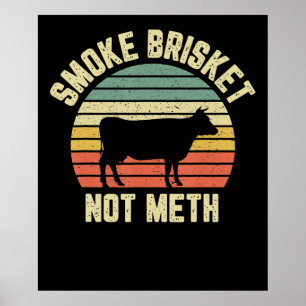 Poster Churrasco Engraçado Fumar Brisket Não Novelty Gr