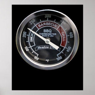 Poster CHURRASCO Fumador 225 Graus de Temperatura Perfeit
