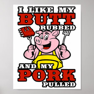 Poster Churrasco Que Eu Gosto Do Meu Bumbum Esfregado E M