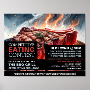 Poster CHURRASCO Steak - Concurso Competitivo/Rápido