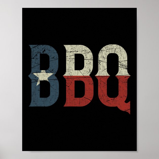 Poster Churrasco Texas (Frente)