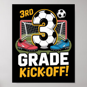 Poster Chutando o Futebol da 3ª Série Volta às Aulas Terc