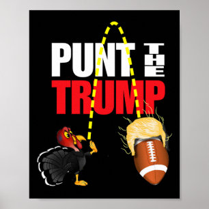 Poster Chutar O Trump Divertido Político
