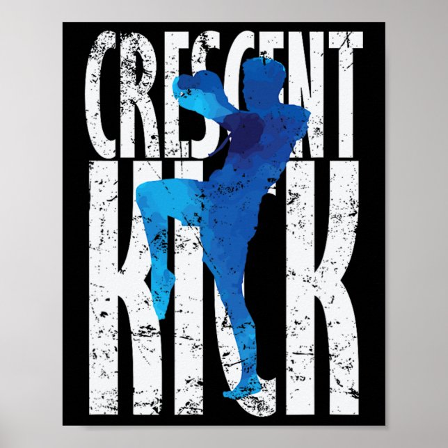 Poster Chute Crescente de Kickboxing  (Frente)
