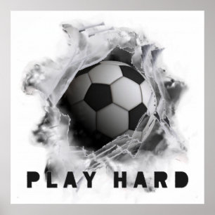 Póster Chute de Futebol