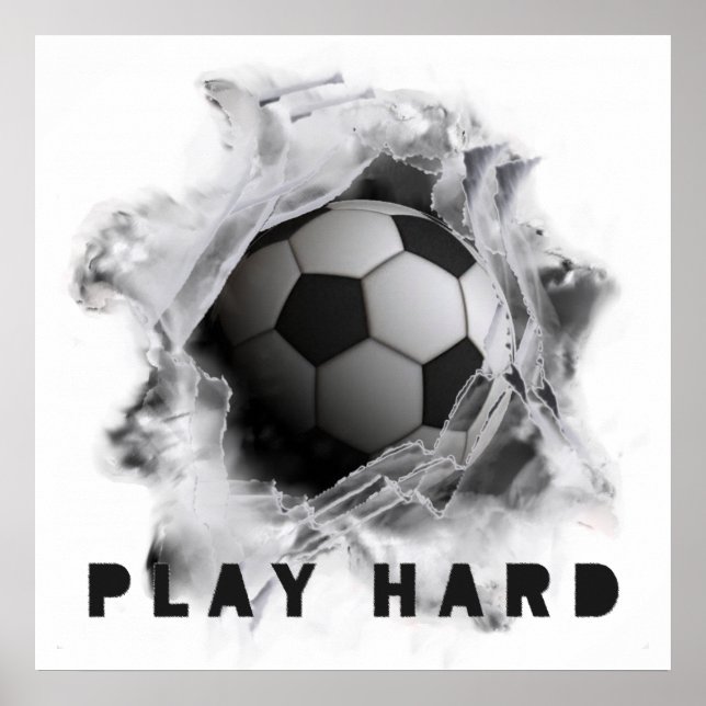 Póster Chute de Futebol (Frente)