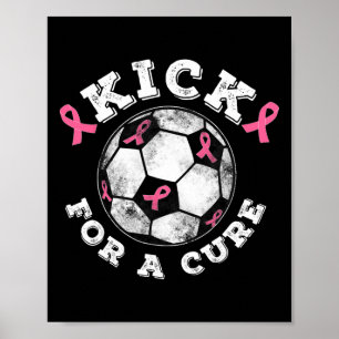 Poster Chute Para Uma Cura Fita Rosa Conscientização do C