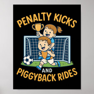 Poster Chutes de Penalidade da Família Adrenalina Piggyby