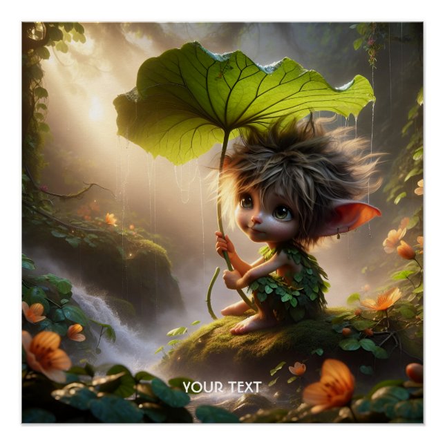 Póster Chuva Adorável Fantasia (Frente)