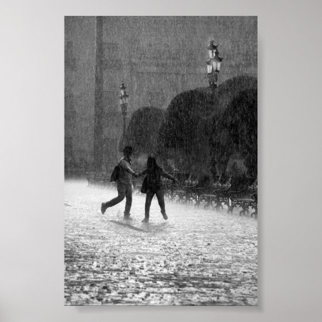 Poster Chuva caindo (Frente)