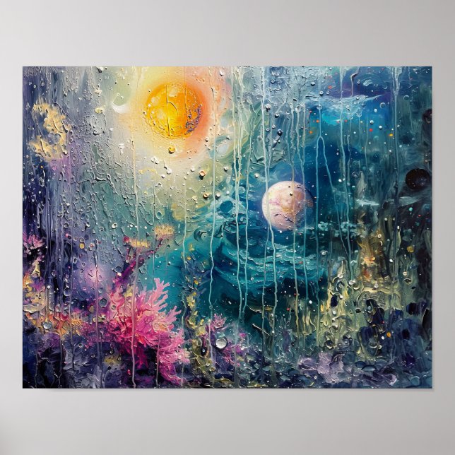 Poster Chuva Celestial: Uma Sonha de Coral Interestelar (Frente)