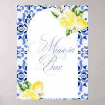 Chuva de Amor Limão Italiano Azulejo Casamento