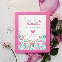Chuva de Bebê Arco Dourado Flor Rosa Adorável