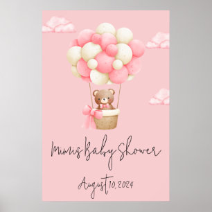 POSTER CHUVA DE BEBÊ MENINA