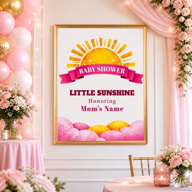 Poster Chuva de Bem-Estar Cor-de-Rosa Alegre Bem-vindo ao (Criador carregado)