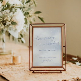 Poster Chuva de Bênçãos Baby Shower Quantos Doces Jogo