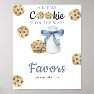 Poster Chuva de leite em aquarela baby shower - Lembranci