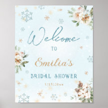 Chuva de Noiva Caprichosa Branca de Inverno Congel