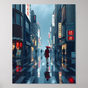 Poster chuva forte em tokyo 2