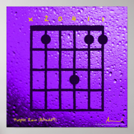 Póster Chuva Roxa (Bb add9)