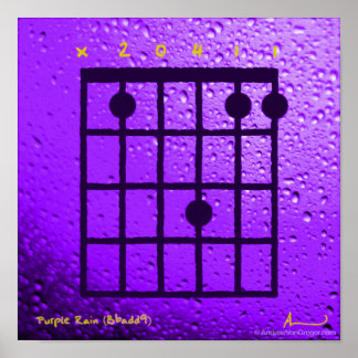 Póster Chuva Roxa (Bb add9)
